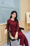 Bộ linen dài tay cổ tròn GK78